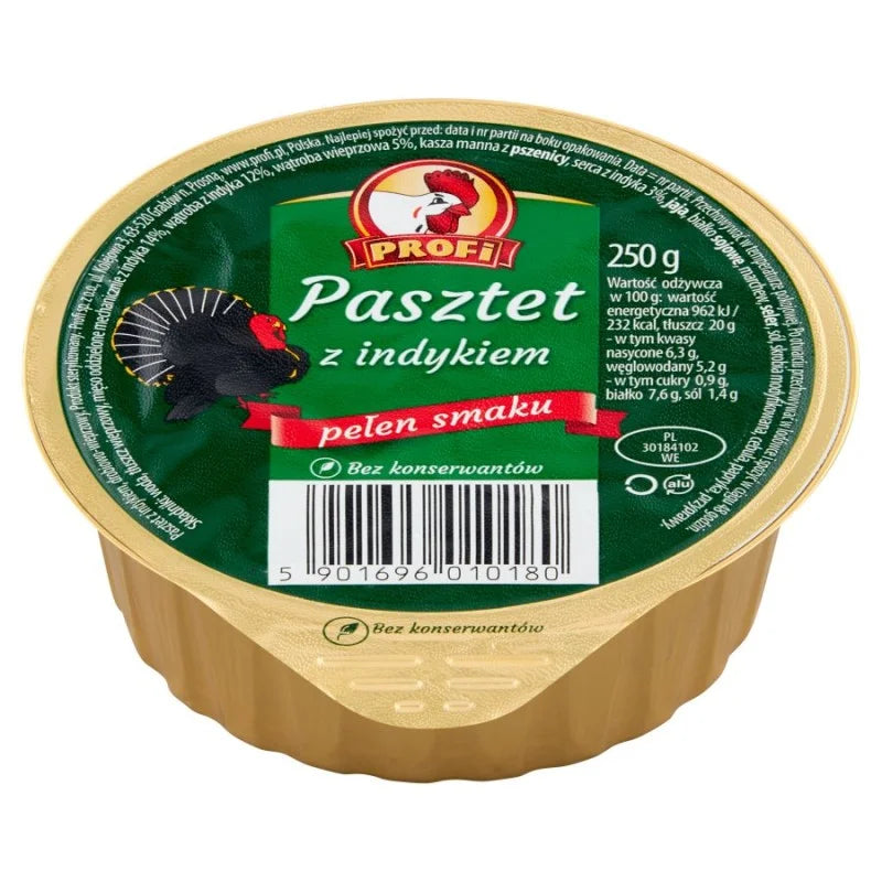 Turkey Pate - Pasztet z Indykiem - Profi - 250g