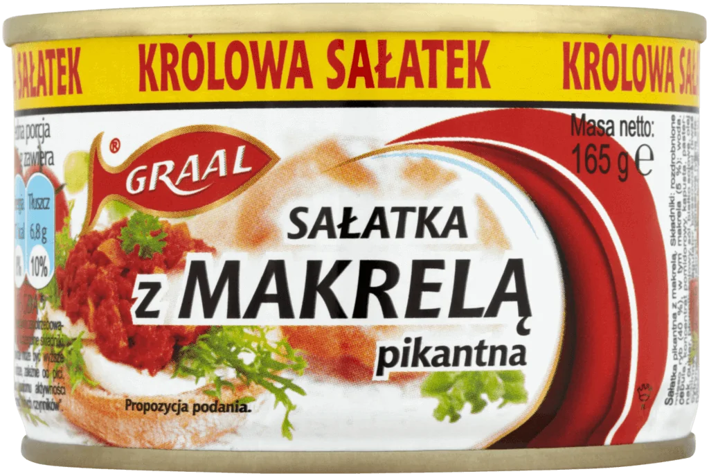 Spicy Mackerel Salad - Sałatka z Makrela Pikantna - Graal - 165g