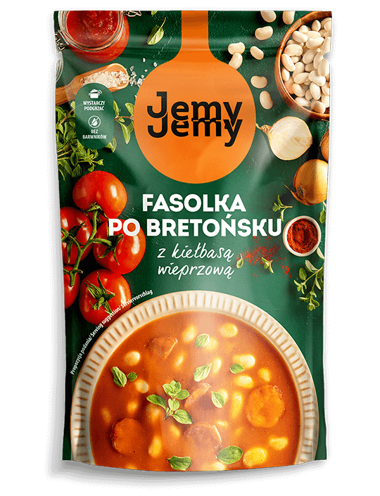 Beans With Sausage  - Fasolka po Bretońsku z Kiełbasą  - Jemy Jemy