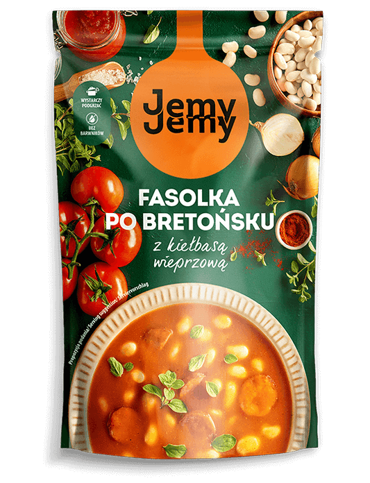 Beans With Sausage  - Fasolka po Bretońsku z Kiełbasą  - Jemy Jemy