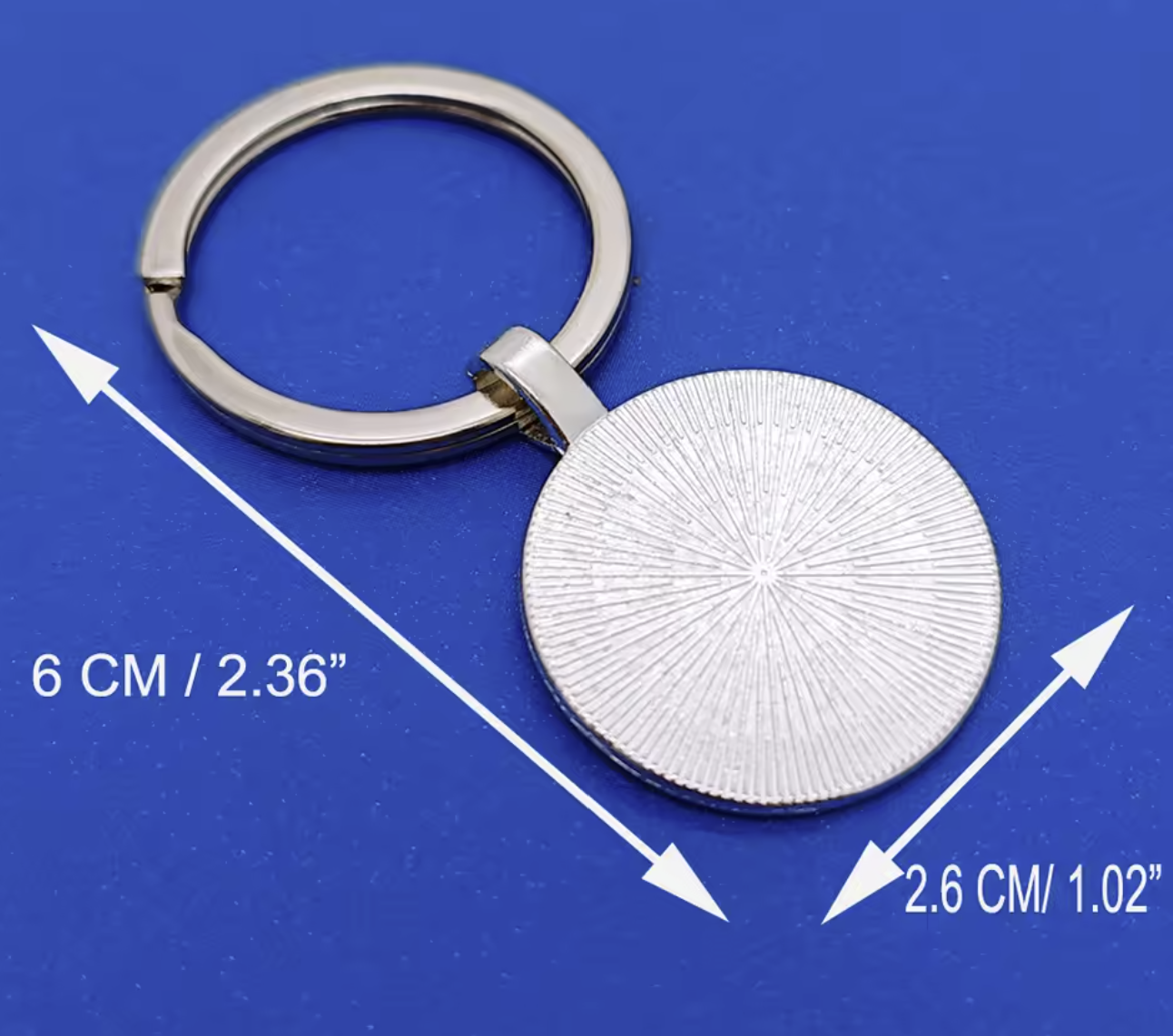 Glass Key Ring