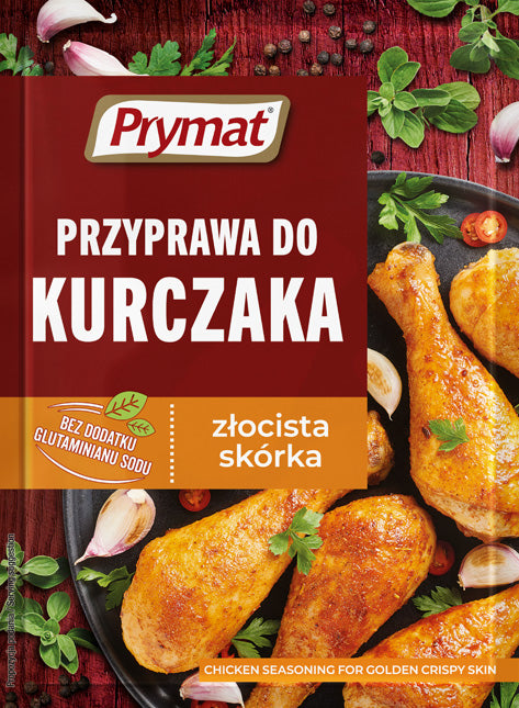 Chicken Seasoning Golden Skin - Przyprawa do kurczaka Złocista skórka - Prymat 70g