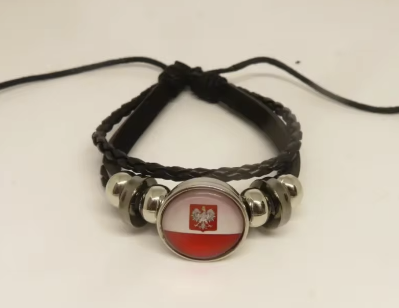 Poland Flag Bracelet