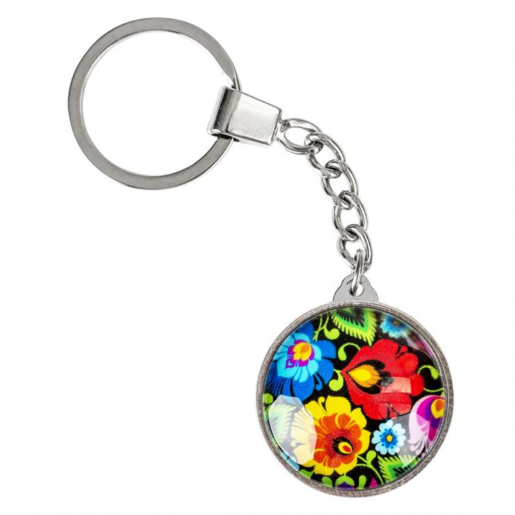 Glass Keychains - Round