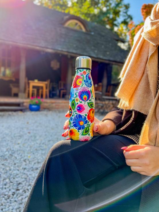 Thermal bottle 350 ml - Lowicz Pattern