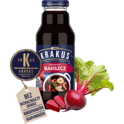 Red Borscht Conentrate - Czerwony Barszcz Koncentrat - Krakus - 300ml