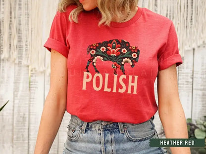 Bison Folk Art T-Shirt