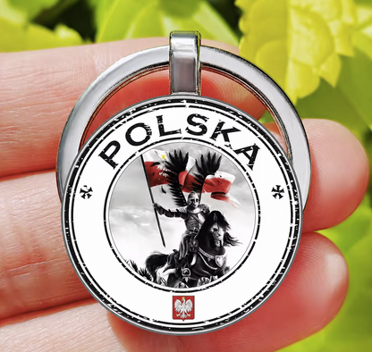 Glass Key Ring