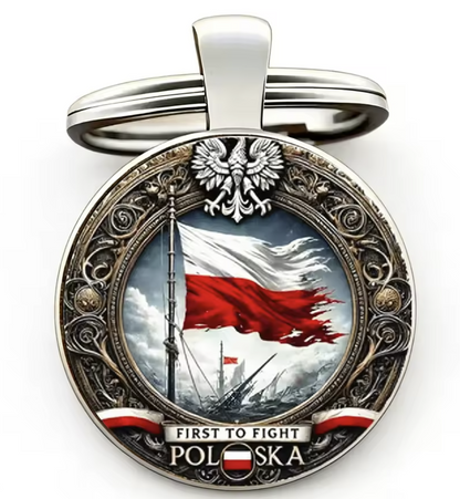 Glass Key Ring