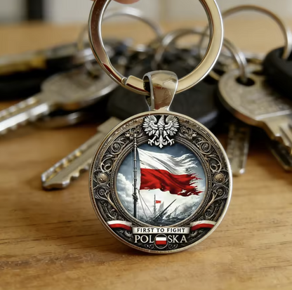 Glass Key Ring