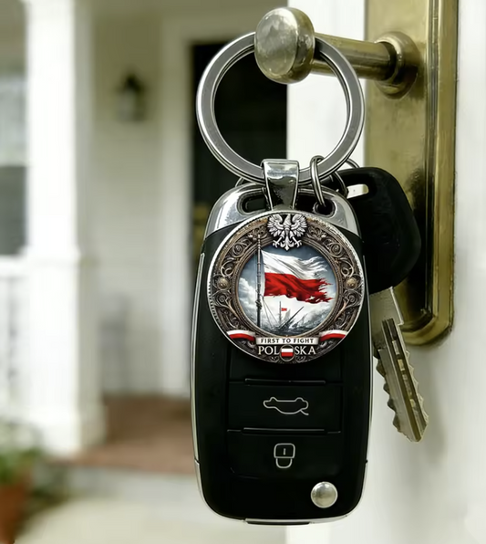 Glass Key Ring