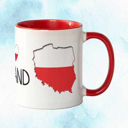 I Love Poland Mug