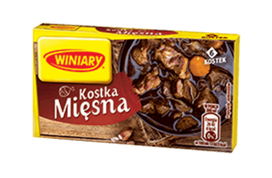 Meat Stock Cubes Bulion - Kostka Mięsna  - 6 cubes - 60g - Winiary