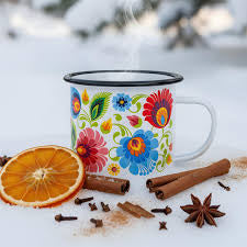 Enamel Mugs - Kubek Emailowany - 500ml - Folkstar