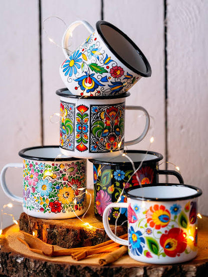 Enamel Mugs - Kubek Emailowany - 500ml - Folkstar