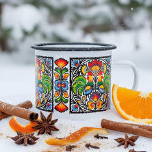 Enamel Mugs - Kubek Emailowany - 500ml - Folkstar