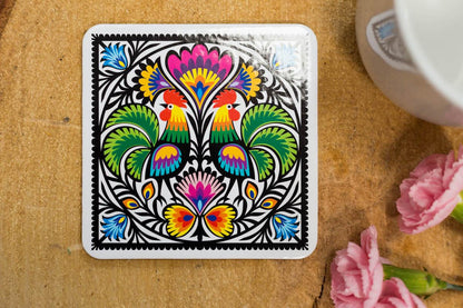Coaster Rooster by Folkstar