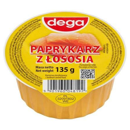 Salmon Paprykarz – Paprykarz z Łososia 135g - Dega