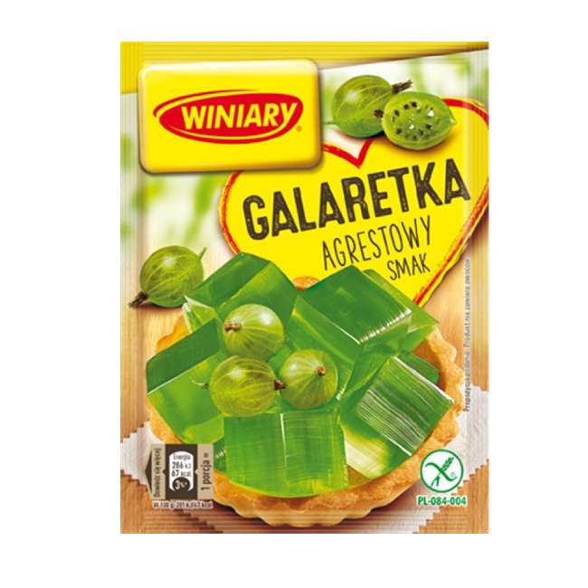 Gooseberry Jelly - Galaretka Agrestowa - Winiary - 71g