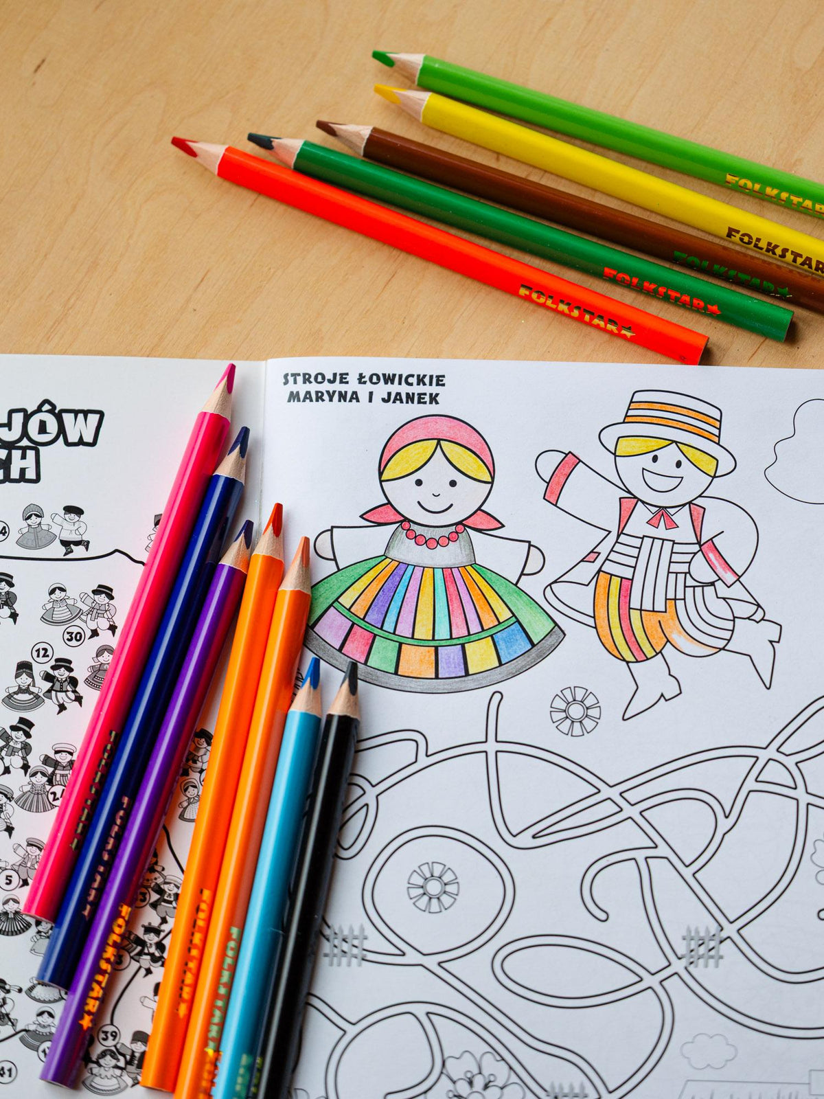 Coloured Pencils - Kredki - Folkstar