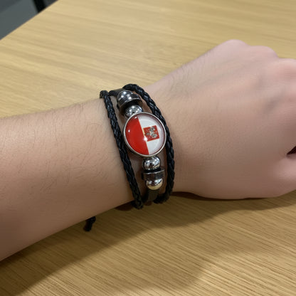 Poland Flag Bracelet