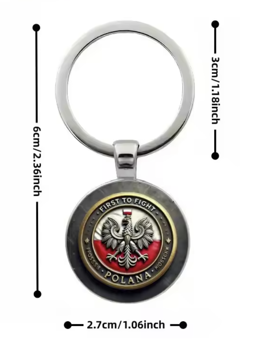 Glass Key Ring