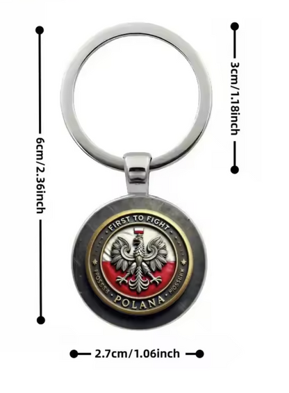 Glass Key Ring