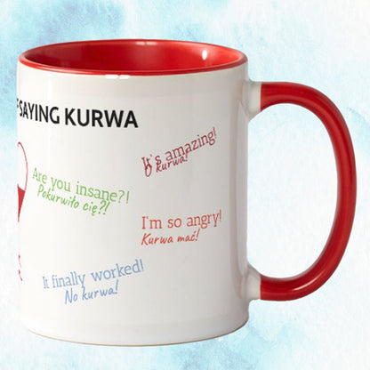 Different Ways of Saying Kurwa Mug