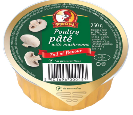 Profi Chicken Pate Mushroom 250G