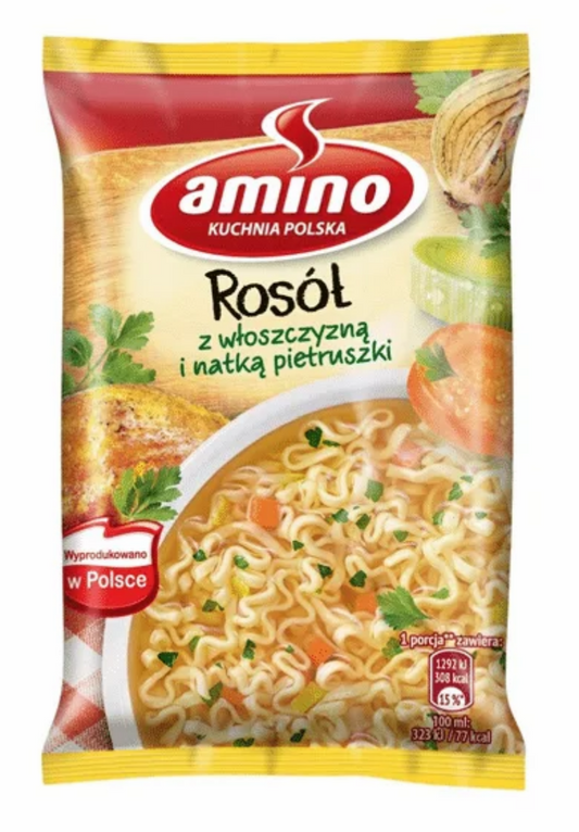 Chicken Noodle Soup with Root Vegetables and Parsley 59g - Zupa Rosół z Włoszczyzną i Natką Pietruszki