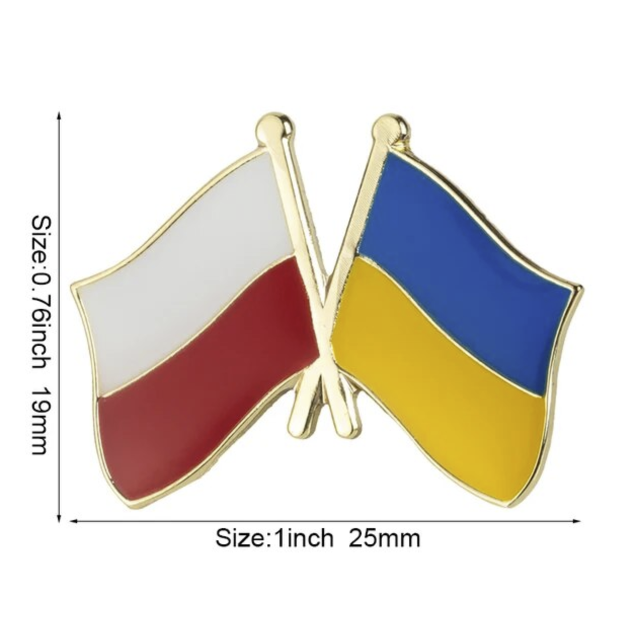 Ukrainian Flag Lapel Pins