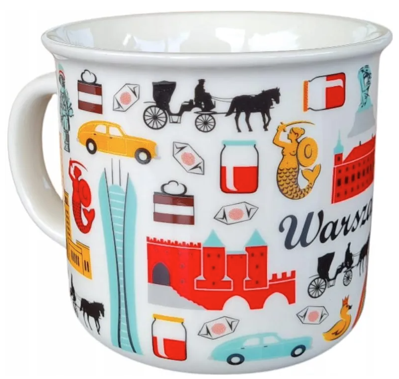 Polish City Names Mug 350 ml - Folkstar