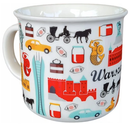 Polish City Names Mug 350 ml - Folkstar