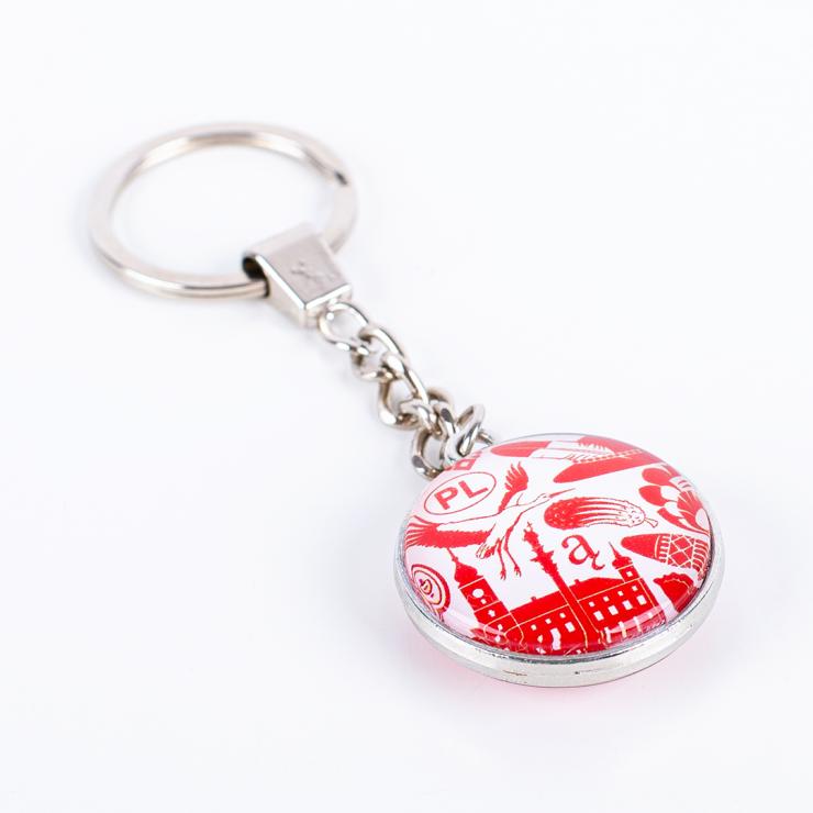 Glass Keychains - Round