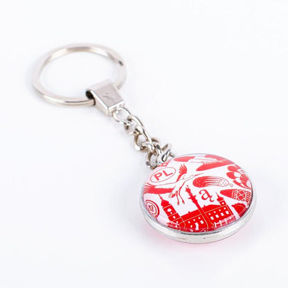 Glass Keychains - Round