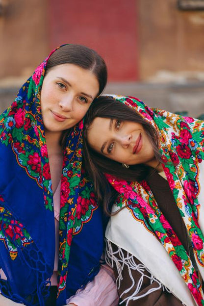 Traditional Folk Scarf - Chusta Ludowa - Folkstar