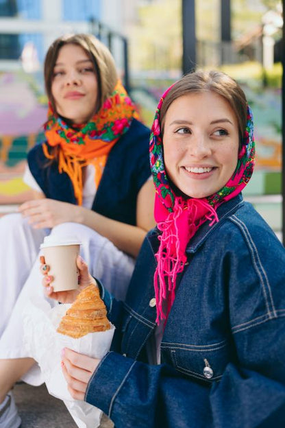 Traditional Folk Scarf - Chusta Ludowa - Folkstar