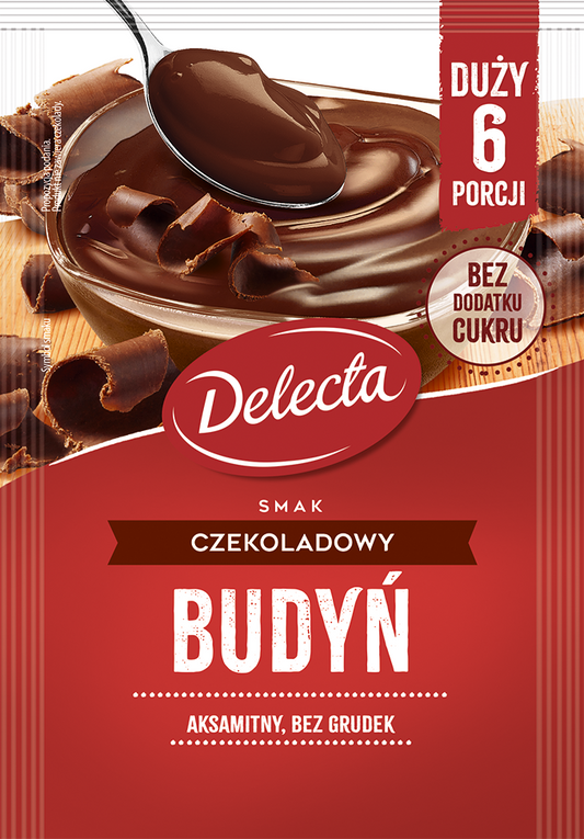 Delecta Chocolate flavored pudding 64g (Budyń smak czekoladowy)