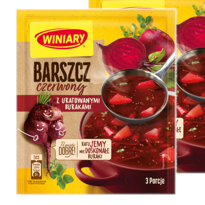 Winiary Borshcht 60g (Winiary Barszcz 60g) 3 & 5 Portions