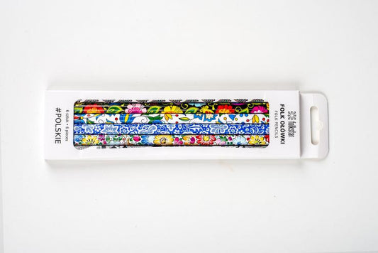 Pencils with Eraser - 6 Pack - Polish motifs