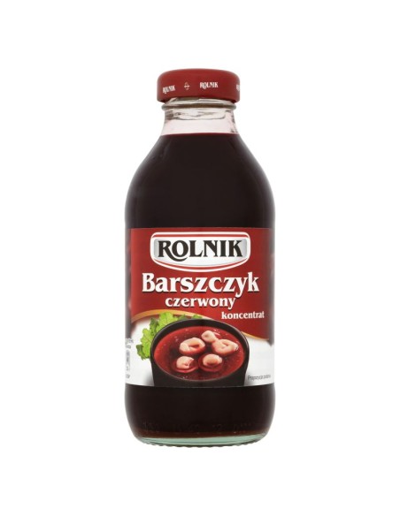 'ROLNIK' soup, red borscht, concentrate 330ml (Zupa ROLNIK, barszcz czerwony, koncentrat 330ml)