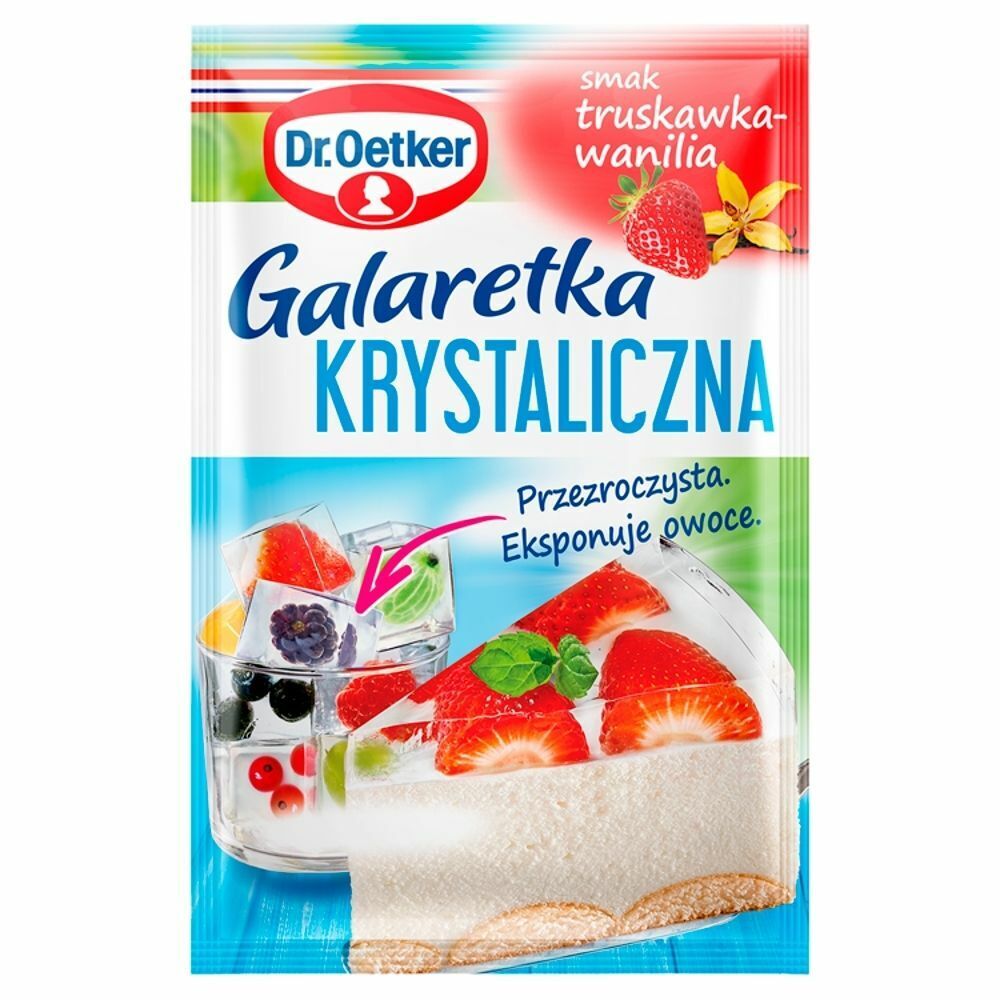 Strawberry-Vanilla Jelly (Galaretka truskawka-wanilia Dr. Oetker)