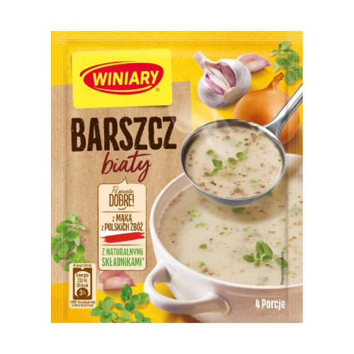 WINIARY soup white borscht 66g (Zupa WINIARY Barszcz biały 66g) 4 Portions