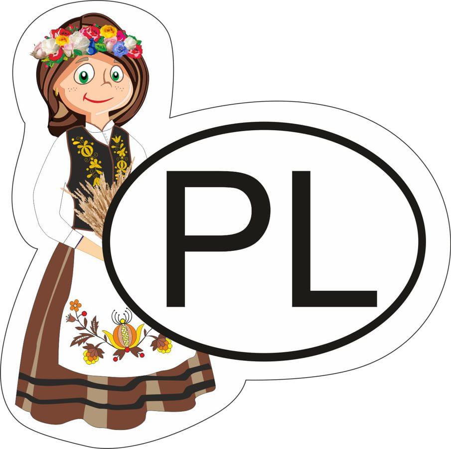 High Quality Car Stickers - Polish Girl